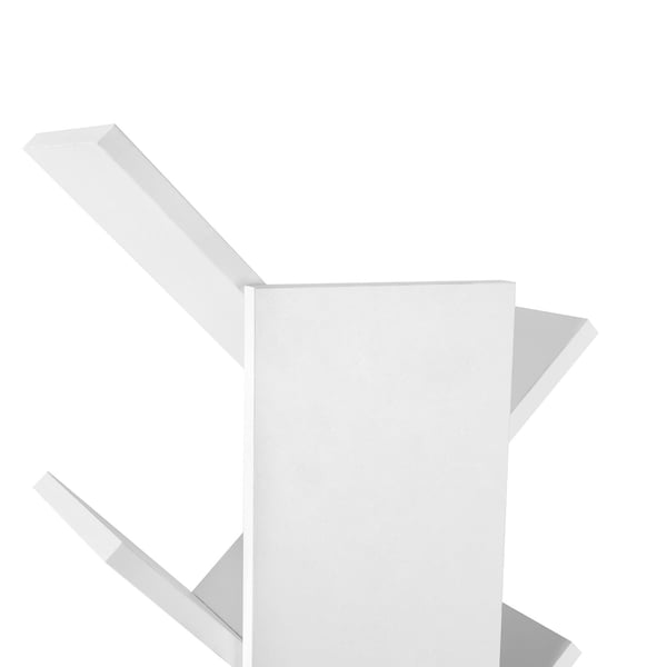 Bokhylla, 50x141,5x25 cm, Vit