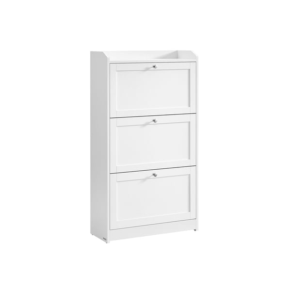 Skoskabinet, 24x60x108 cm, Hvid