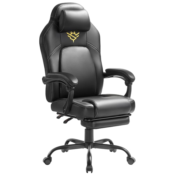 Gamingstol, 70x70x119-129 cm, Svart