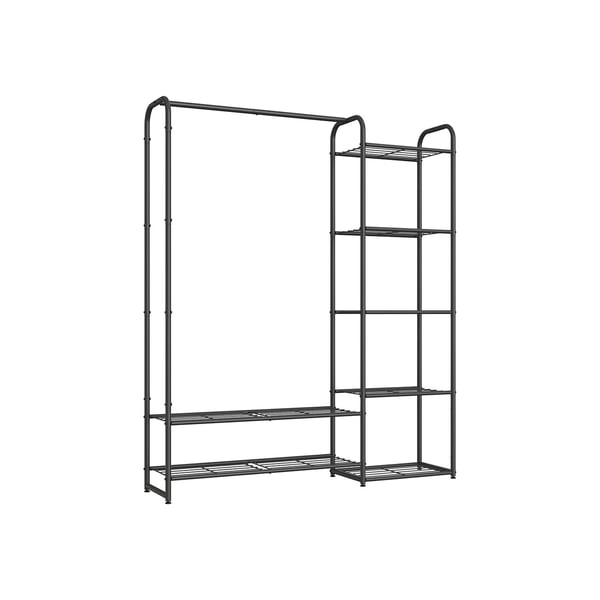 Klädställ, 29x112x158,4 cm, svart Klädställ, 29x112x158,4 cm, svart