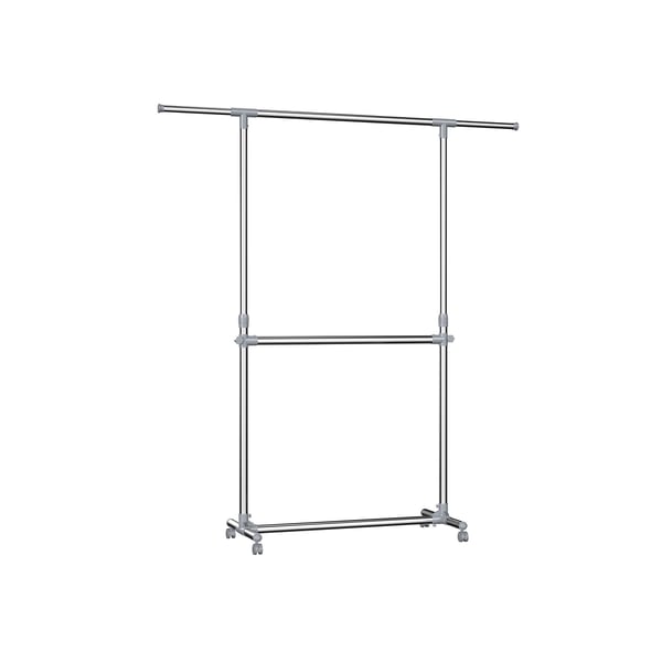 Tøjstativ, 101x49x113-198 cm, Grå