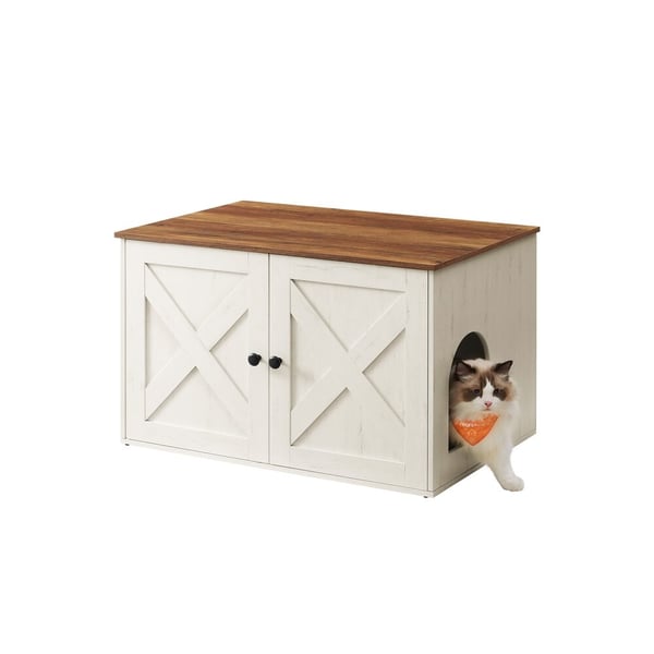 Kattetoilet, 80x53x50 cm, Brun Kattetoilet, 80x53x50 cm, Brun