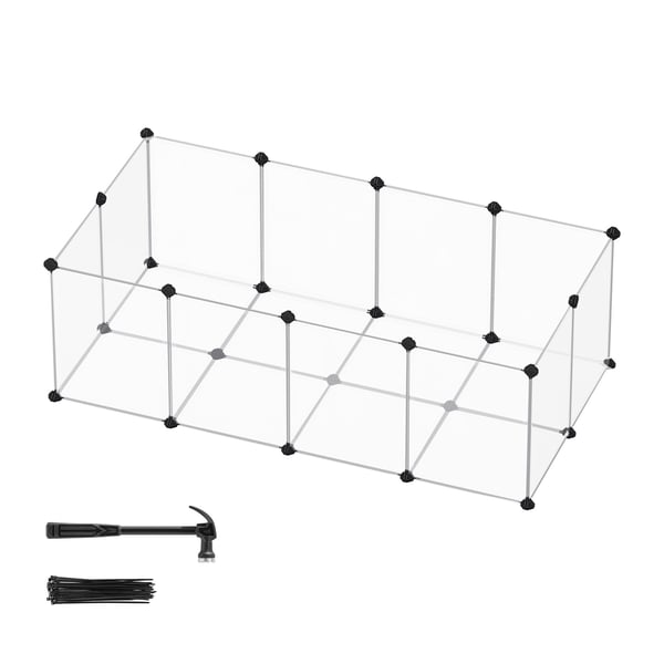 Utebur, Plast, 125x63x42 cm, Hvit Utebur, Plast, 125x63x42 cm, Hvit