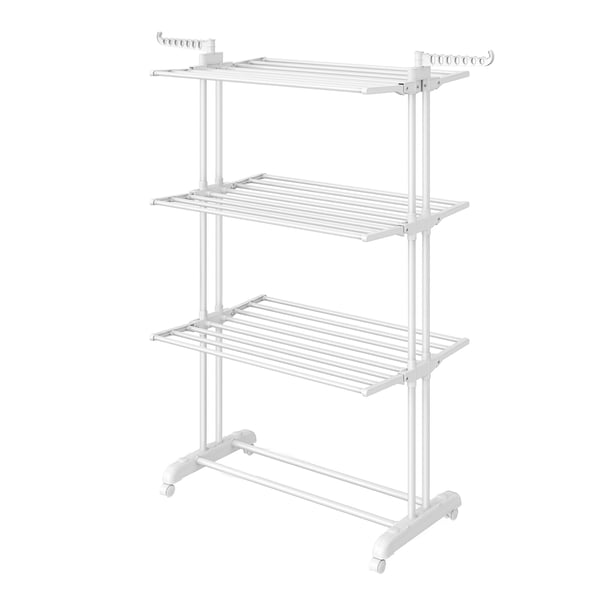 Klesstativ, 63,5x128x173 cm, Hvit Klesstativ, 63,5x128x173 cm, Hvit