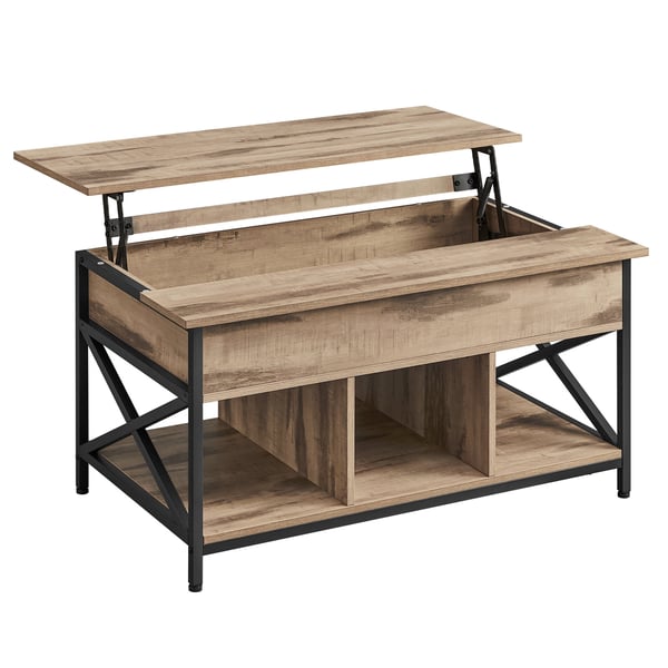 Soffbord, 60x100x48-62 cm, Vitt