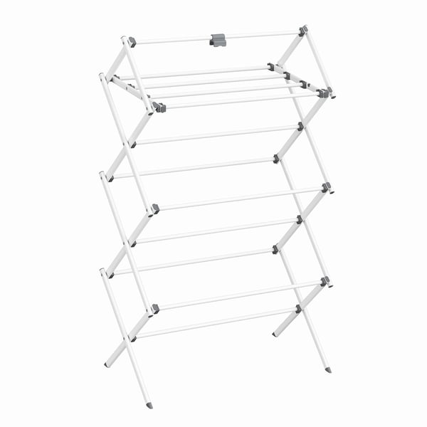 Tørkestativ for klær, 37x75x135,1 cm, hvit