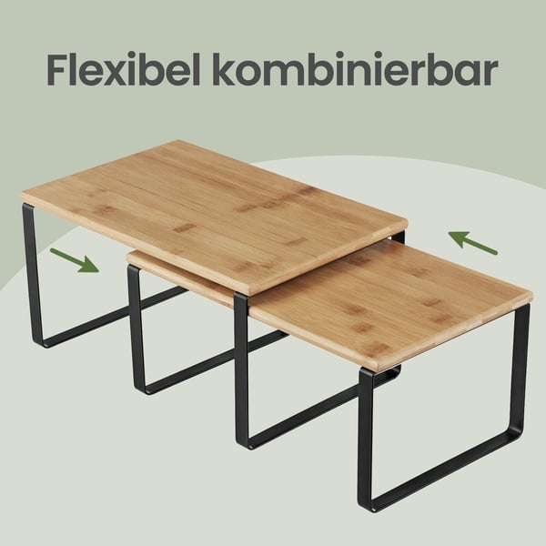 Kryddhylla, 4-delars set, 19.5x29.7x15.8 cm, Svart, Beige