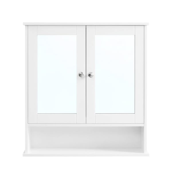 Badrumsskåp, 13x56,5x58,5 cm, Vitt Badrumsskåp, 13x56,5x58,5 cm, Vitt