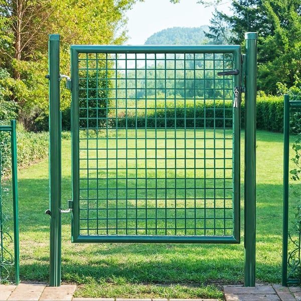 Trädgårdsgrind, 106x6x145 cm, Grön Trädgårdsgrind, 106x6x145 cm, Grön
