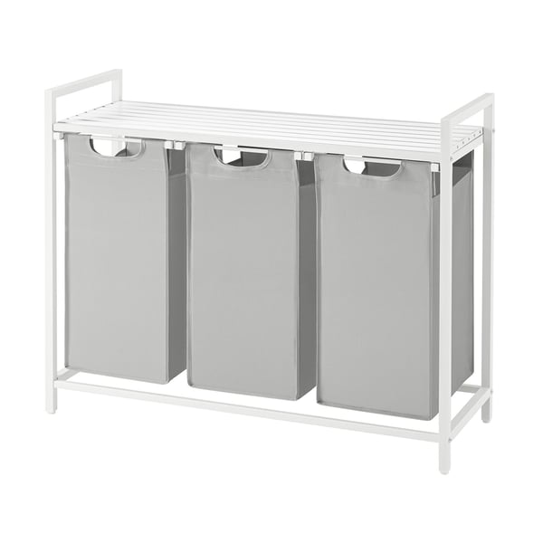 Tvättkorg, 92,5x33x72 cm, Grå