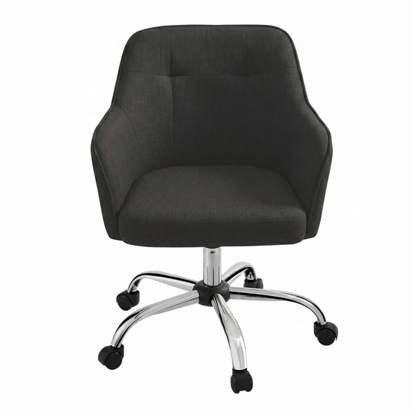 Kontorstol, 64x64x83-93 cm, Sort
