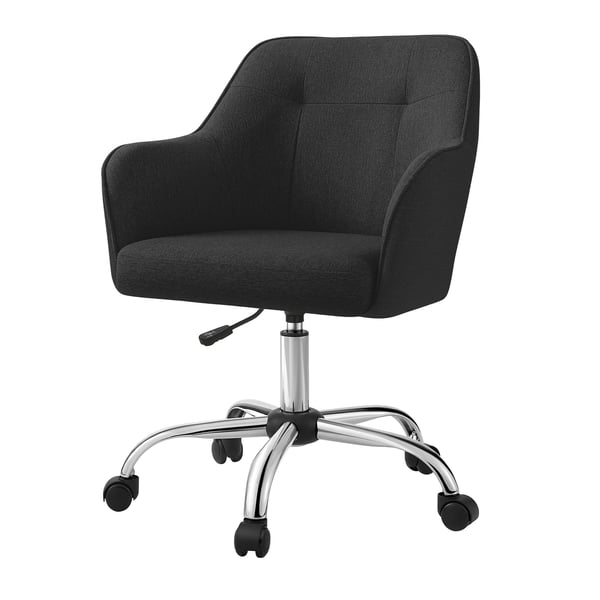 Kontorstol, 64x64x83-93 cm, Sort