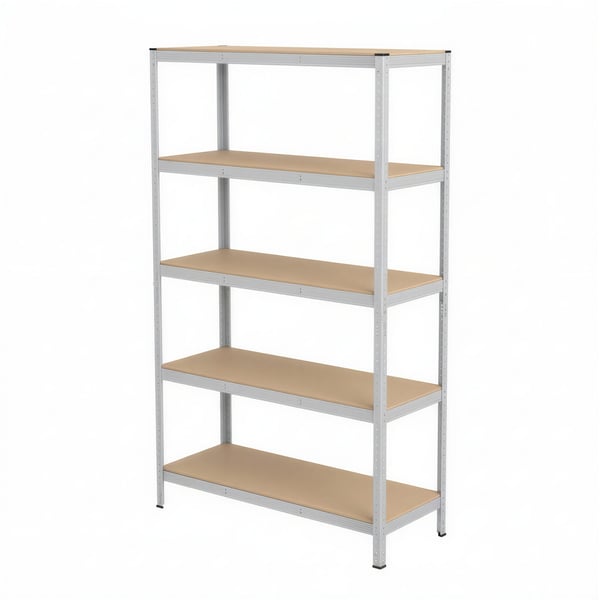 Robust Hylde, 200x120x60 cm, Sølv Robust Hylde, 200x120x60 cm, Sølv