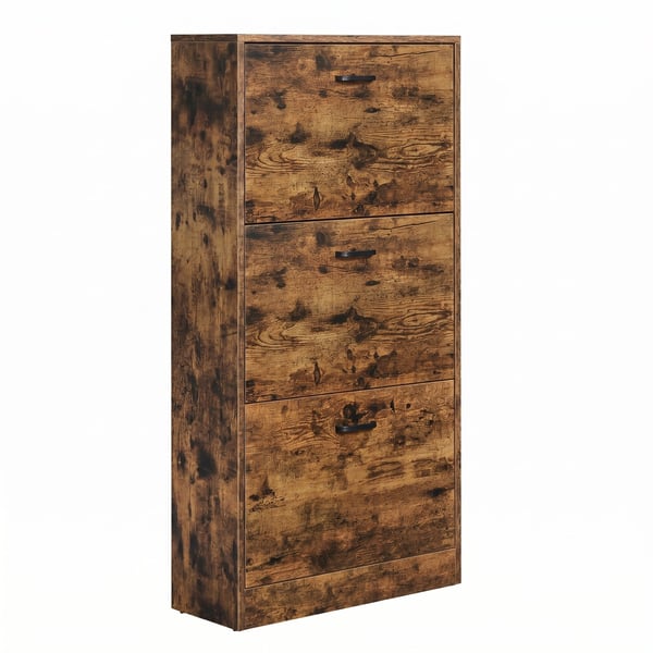 Skoskåp, 60x24x120 cm, Brun Skoskåp, 60x24x120 cm, Brun