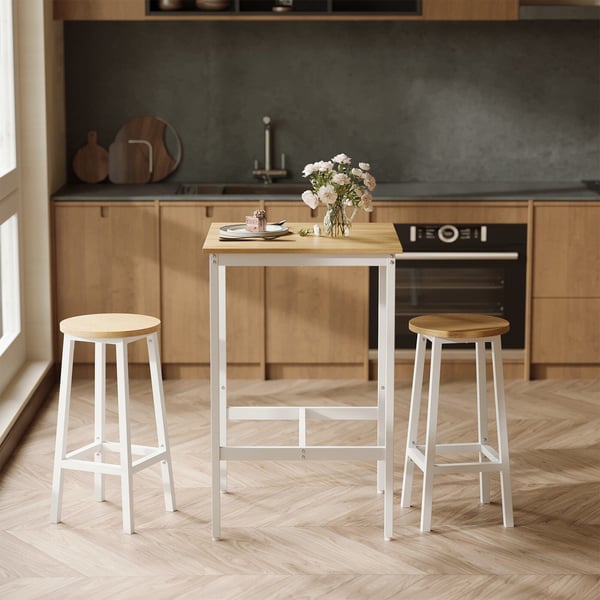 Barbord, 60x60x92 cm, Beige