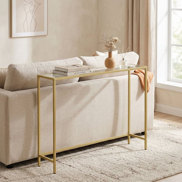 Konsolbord, 20x100x80 cm, Guld