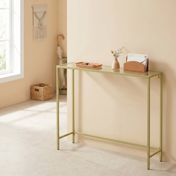 Konsolbord, 20x100x80 cm, Guld