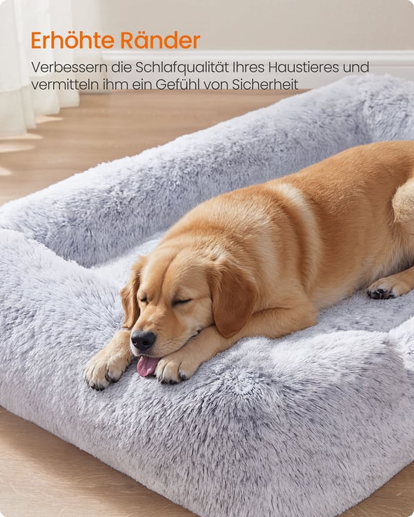 Hundeseng, 106 x 75 x 20 cm, Grå