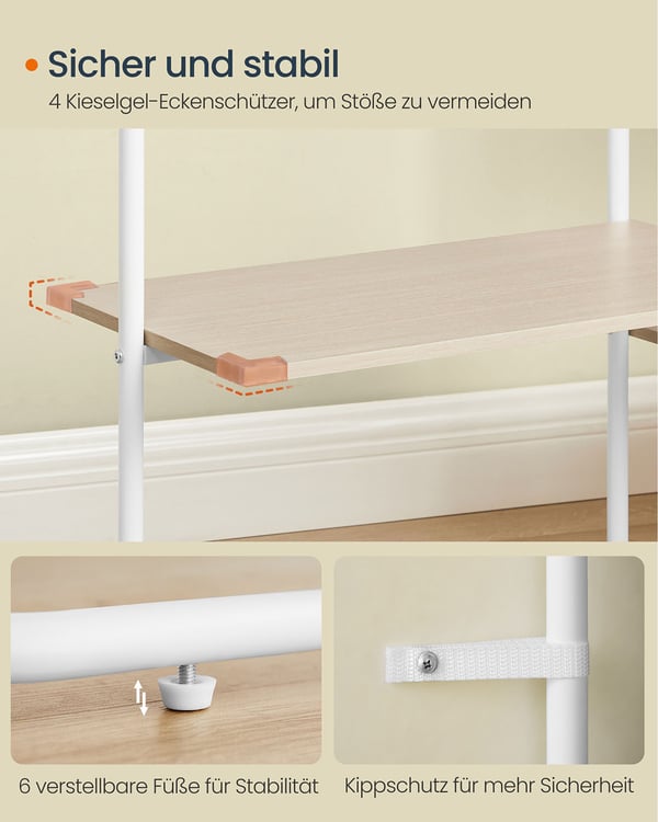 Stumtjener, 33,8x163,6x175,3 cm, Beige
