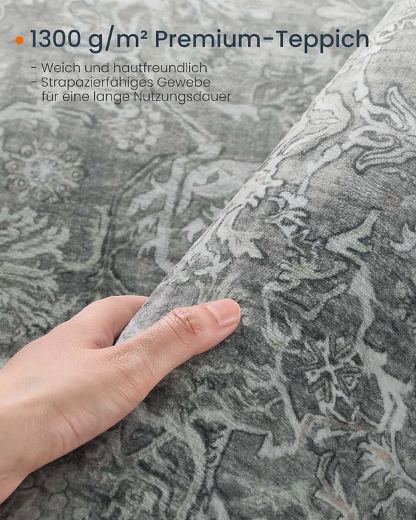 Matto, 160x230 cm, Harmaa