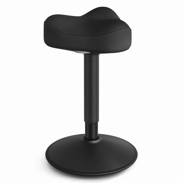 Drejestol, højdejusterbar 58-83 cm, sort