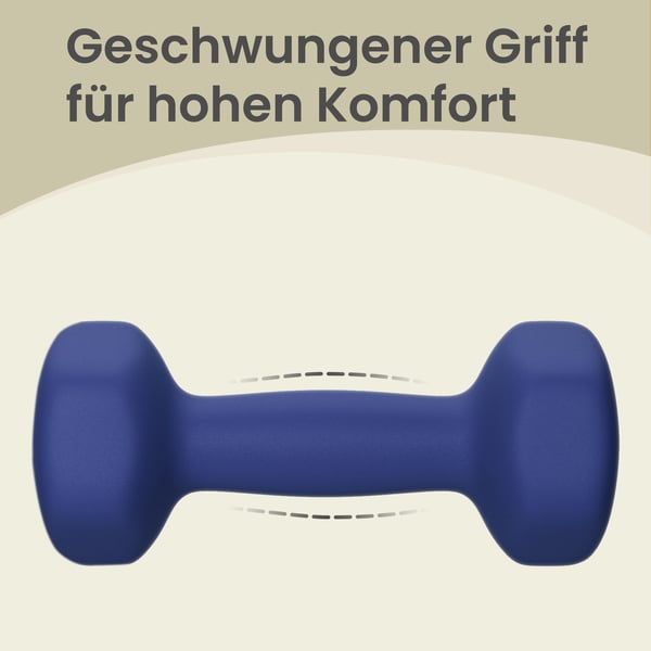 Håndvægte 2-sæt, 2,5 kg, sort
