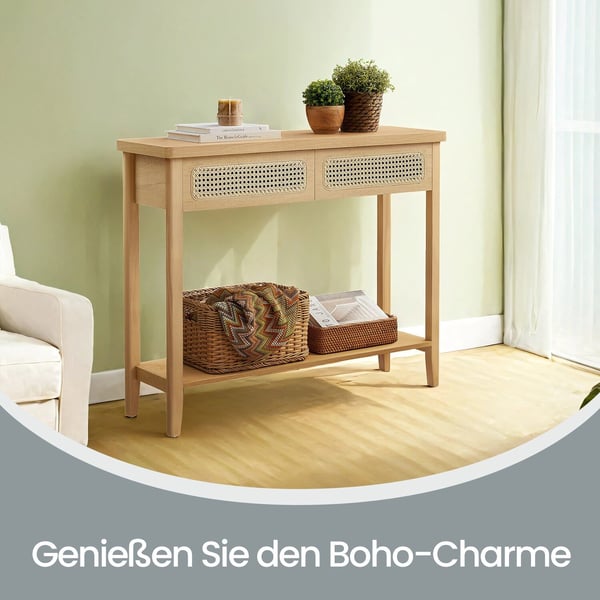 Konsolbord, 30x80x100 cm, Beige
