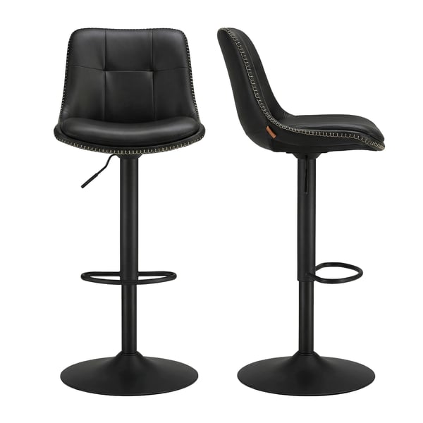 Barstolset, 44x48x90-112 cm, svart