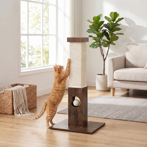 Kattklös, 38x38x73 cm, Brun