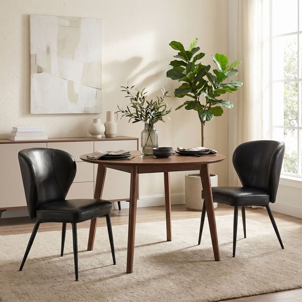 Spisestuestole, Kunstlæder, Mid-Century Modern Stil