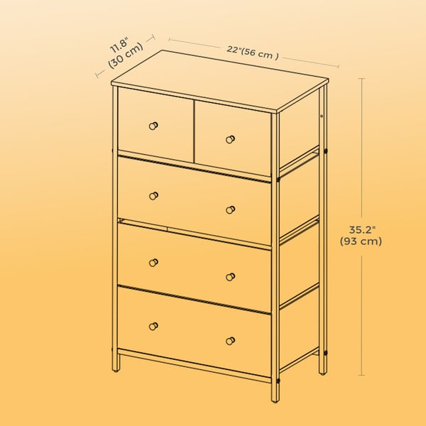 Förvaringsskåp, 56x30x89,3 cm, Brun Svart