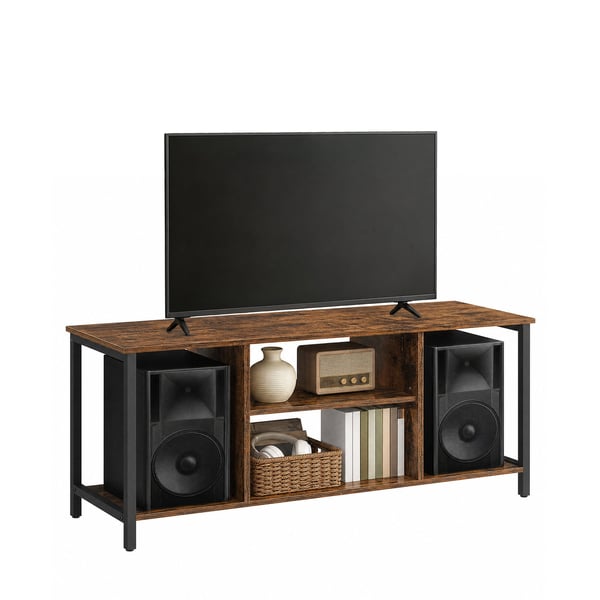 TV-skab, 120x40x50 cm, Brun Sort