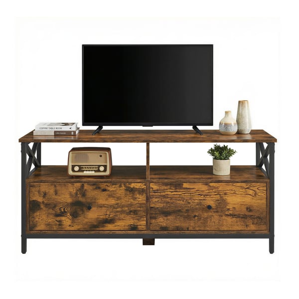 TV-skab, 120x40x50 cm, brun sort