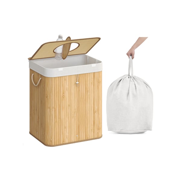 Återvinningsbehållare för flaskor, 40,5x40,5x61 cm, beige