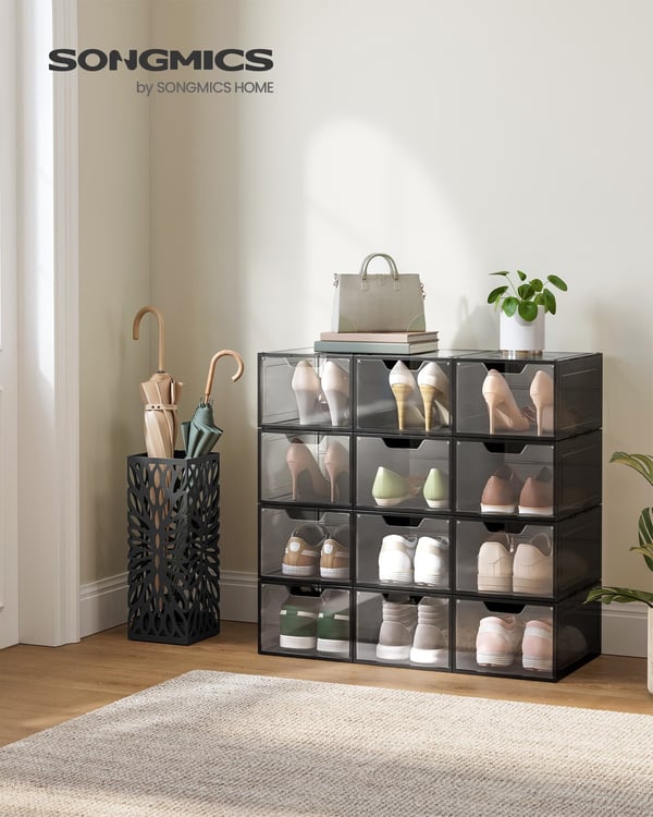 Skoboks, 27x34,5x19 cm, Svart