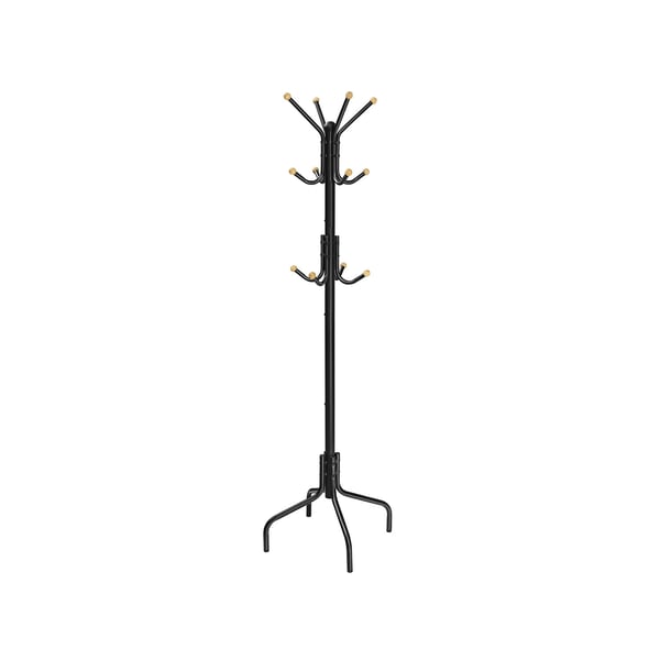 Knagerække, metal, 55x180x55 cm, hvid