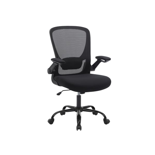 Kontorstol, 66x60x99-107 cm, Sort