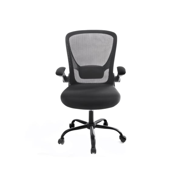 Kontorstol, 66x60x99-107 cm, Sort