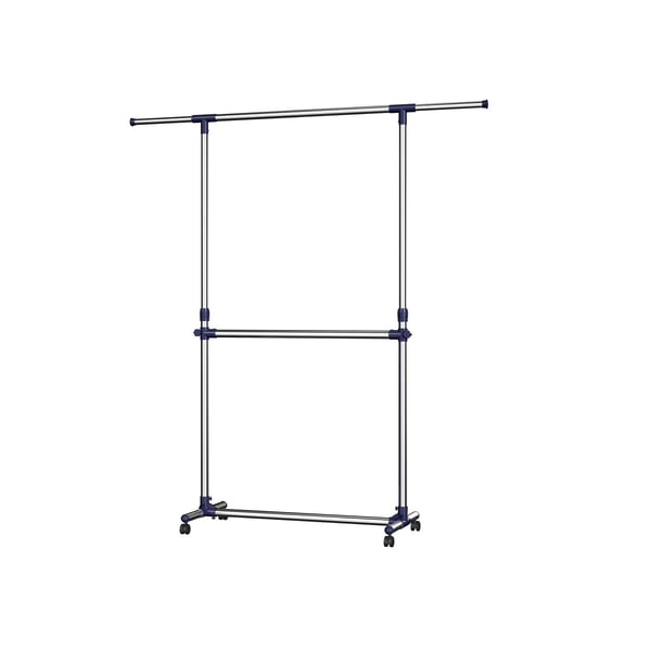 Klesstativ, 101-163x49x113-198 cm, Grå