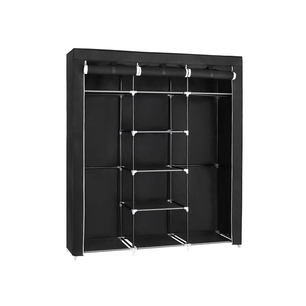 Garderobe, 150x175x45 cm, Sort
