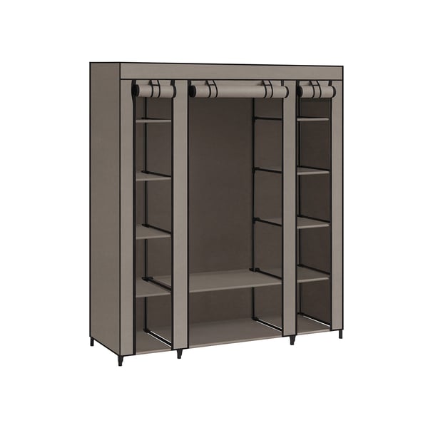 Klesskap, 175x150x45 cm, Taupe