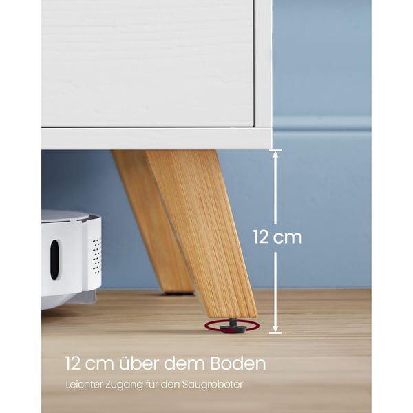TV-bord, 40x140x50 cm, Hvit