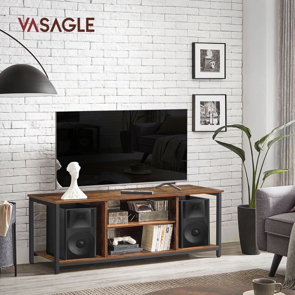 TV-benk, 120x40x50 cm, Brun