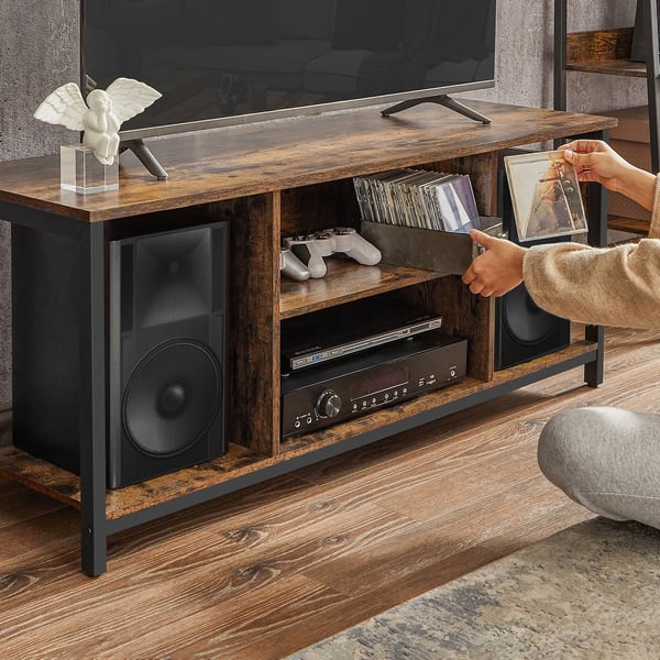 TV-benk, 120x40x50 cm, Brun