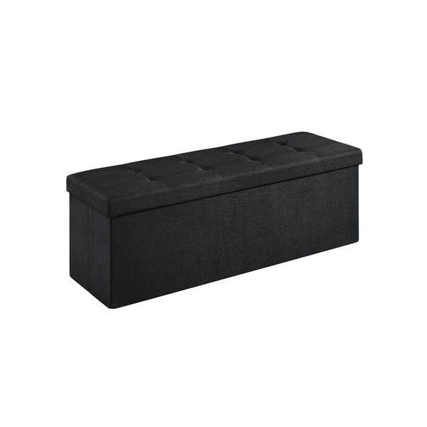 Opbevaringsbænk, 110x38x38 cm, Sort Opbevaringsbænk, 110x38x38 cm, Sort