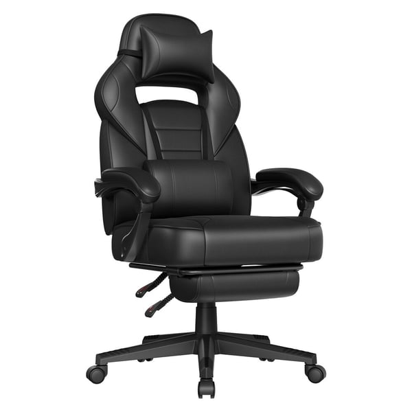 Gamingstol, ergonomisk, justerbar, 90-135° vippefunktion, sort rød Gamingstol, ergonomisk, justerbar, 90-135° vippefunktion, sort rød