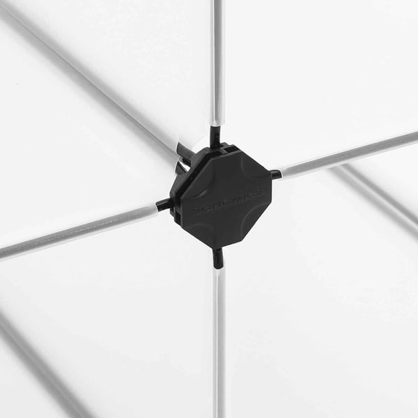 Skohylde, 153x133x31 cm, Hvid
