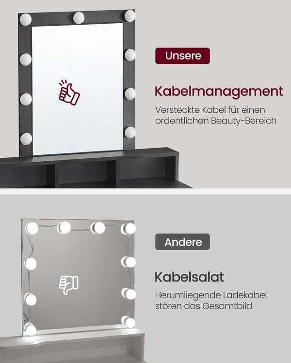 Sminkbord, Modern, Vit, Star