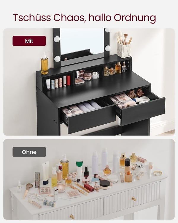Sminkbord, Modern, Vit, Star