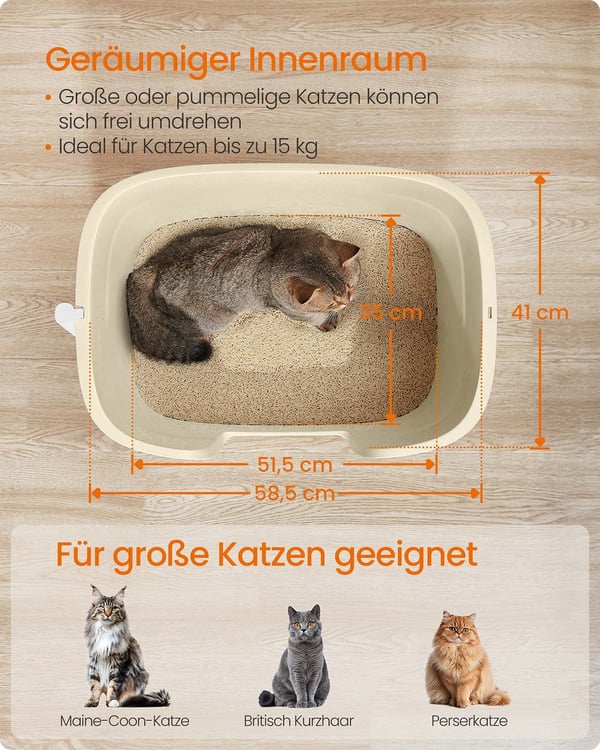 Kattträd, 64x76x33 cm, Beige